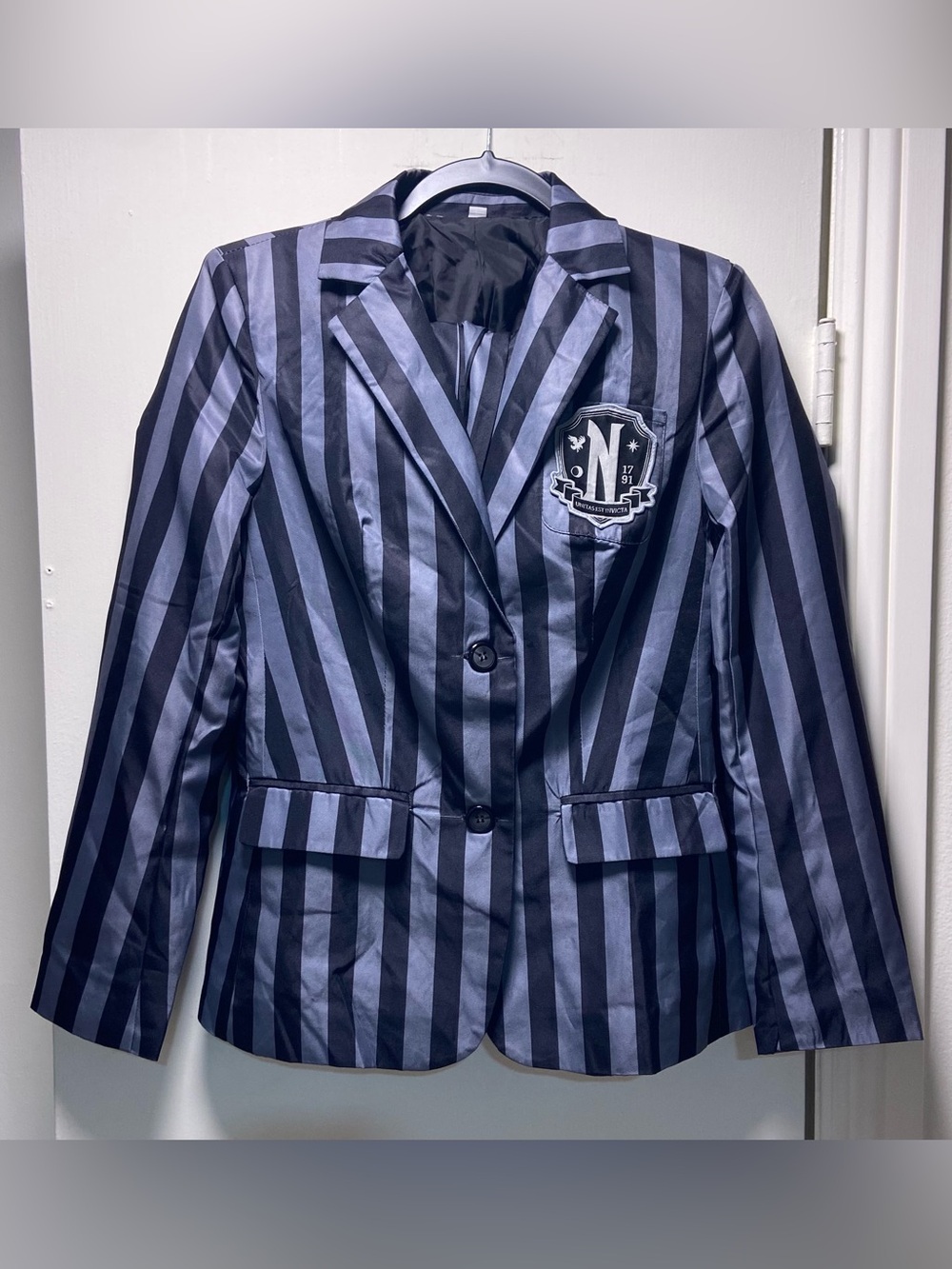 Addams Family Wednesday Nevermore Academy Blazer Cosplay w/ Skirt - Adult Size S